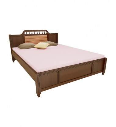 Wooden Double Bed-WBED-305