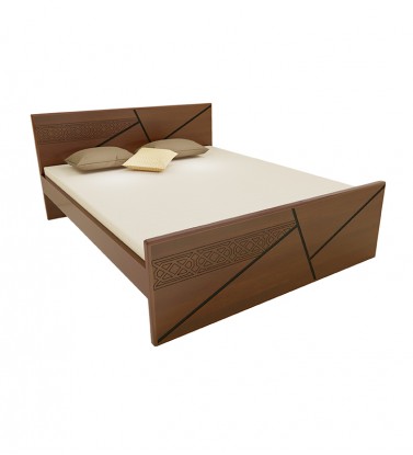 Wooden Double Bed-WBED-308