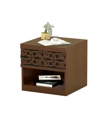 Wooden Bedside Table-WBST-307